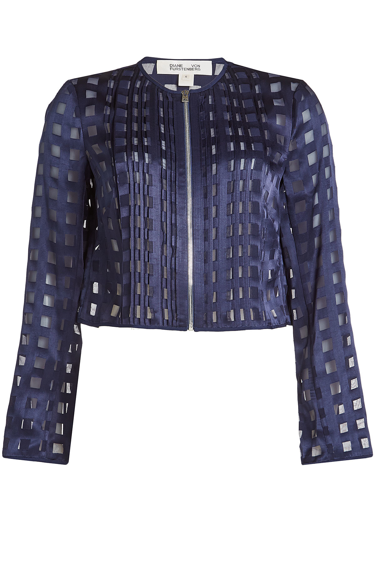 Diane von Furstenberg - Jacket with Sheer Inserts