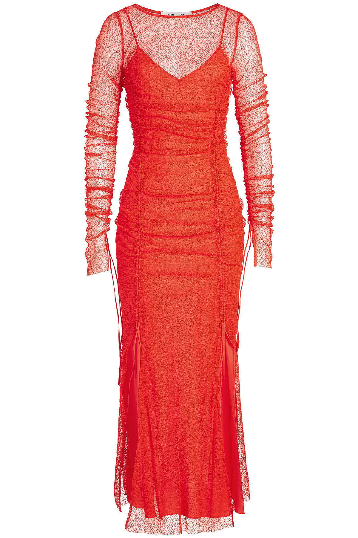 Maxi Fitted Lace Dress by Diane von Furstenberg