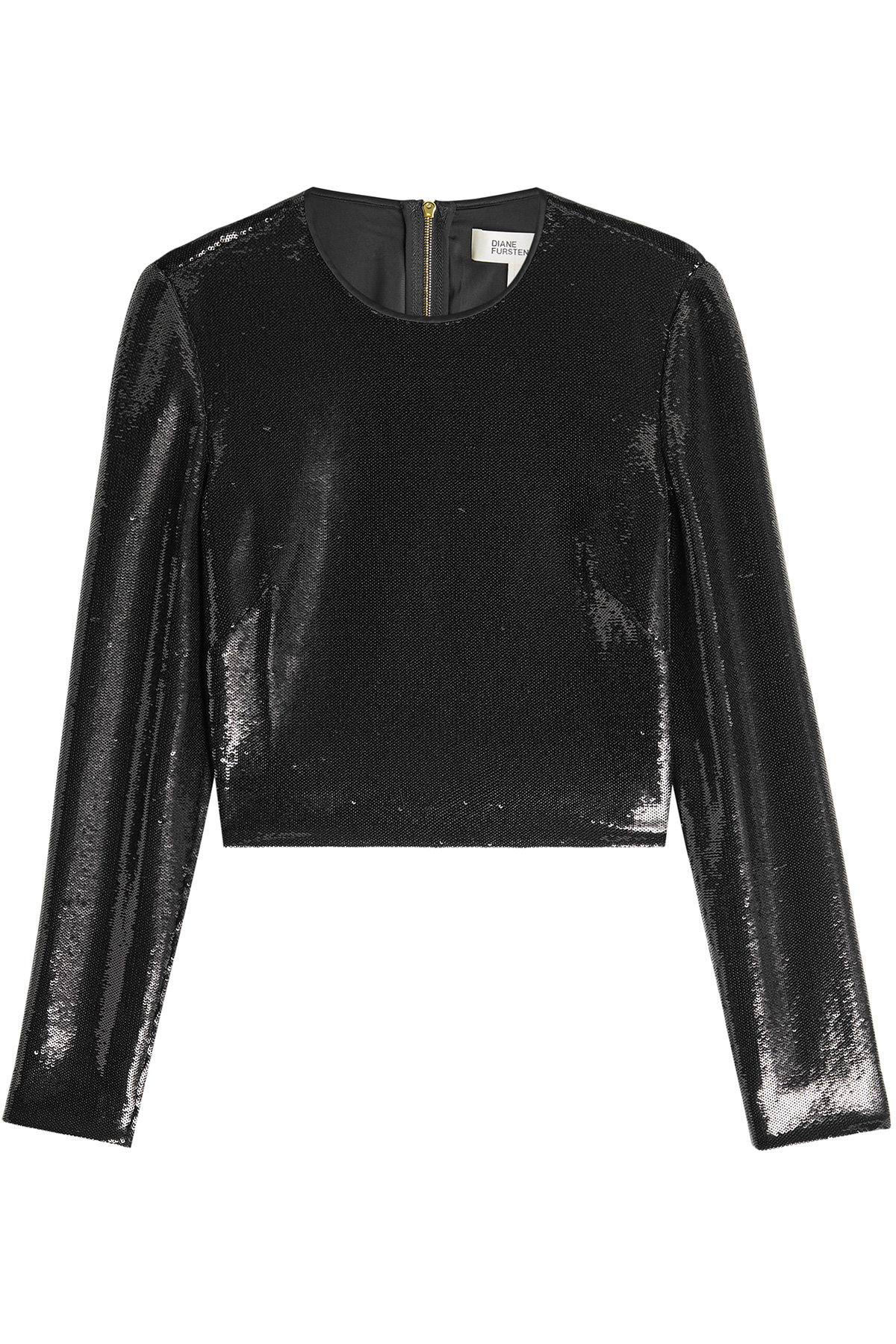 Diane von Furstenberg - Sequined Crop Top