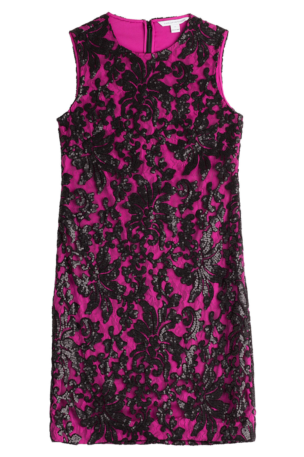 Diane von Furstenberg - Sequined Lace Dress