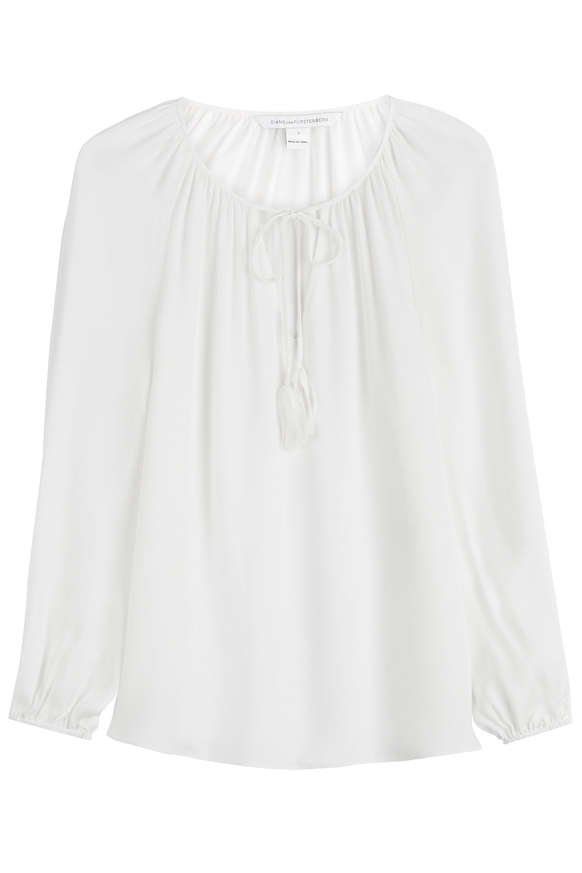 Diane von Furstenberg - Silk Tie Neck Tunic