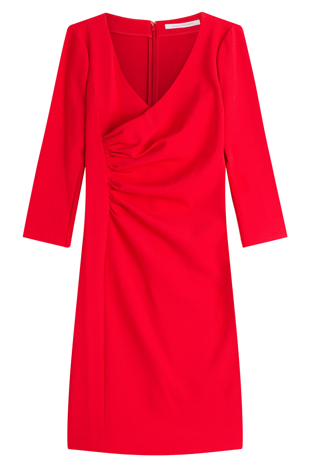 Diane von Furstenberg - Tailored Dress with Gathered Waist