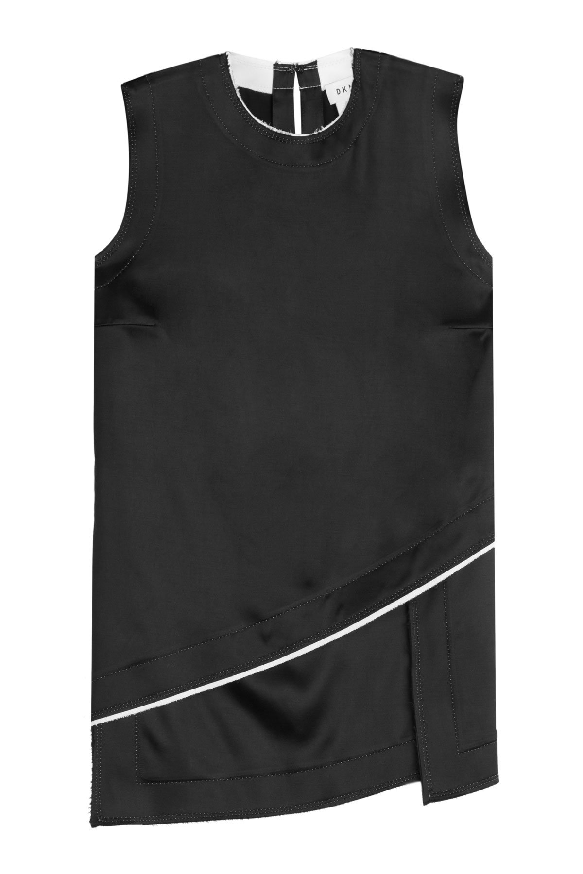 DKNY - Asymmetric Top with Satin