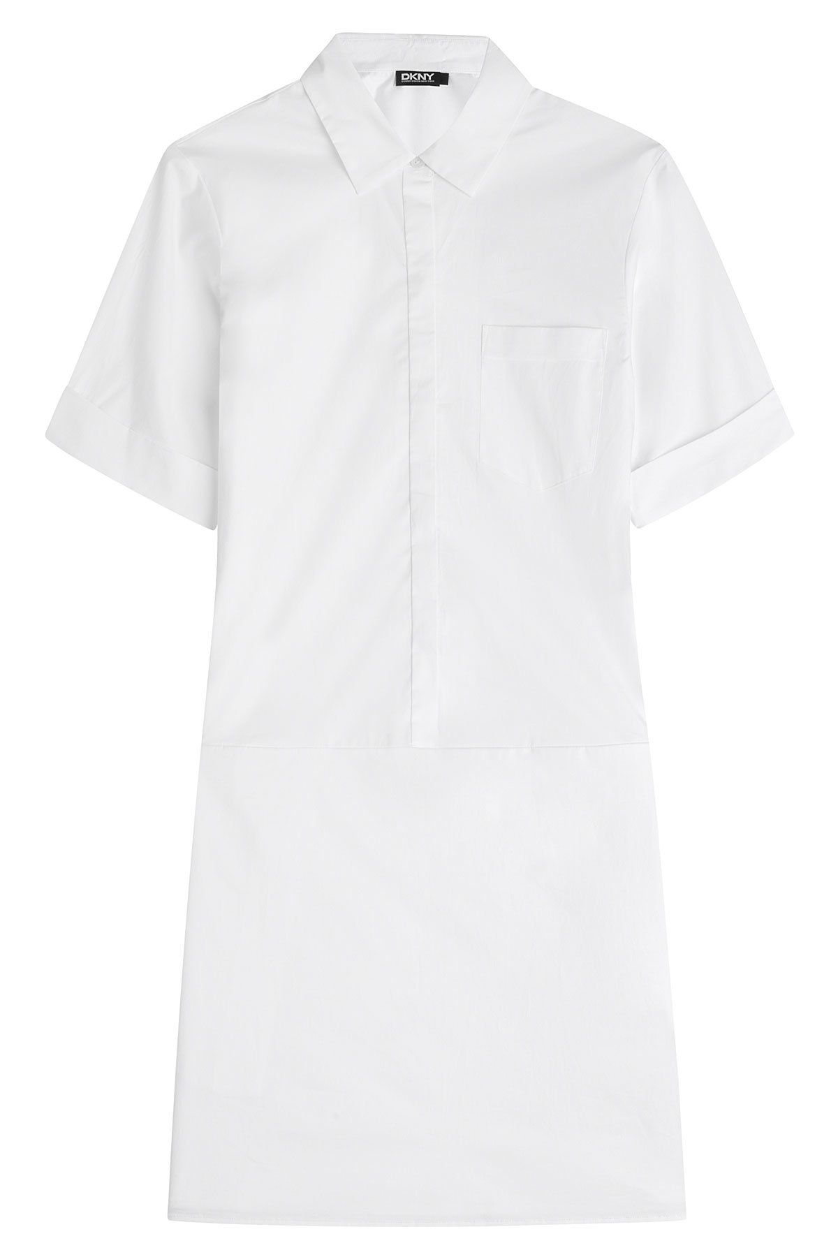 Cotton Shirt Dress by DKNY