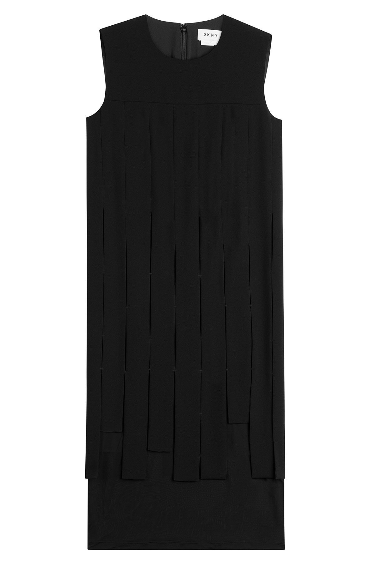 DKNY - Crepe Dress with Chiffon