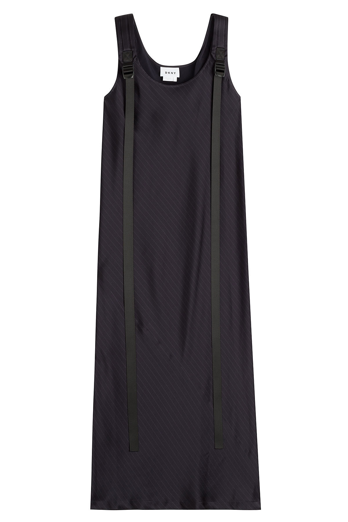 DKNY - Pinstriped Midi Dress