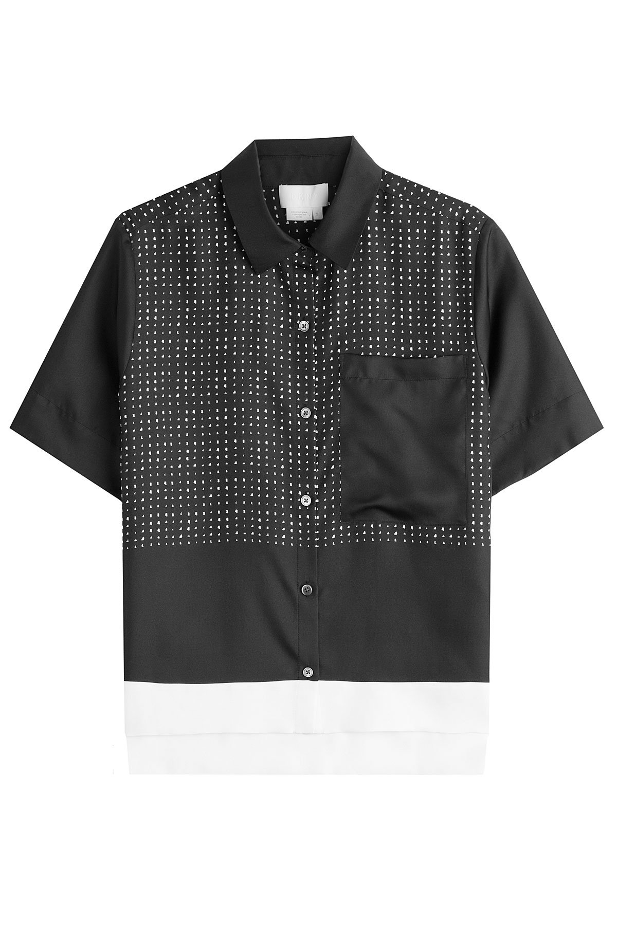 DKNY - Printed Silk  Shirt