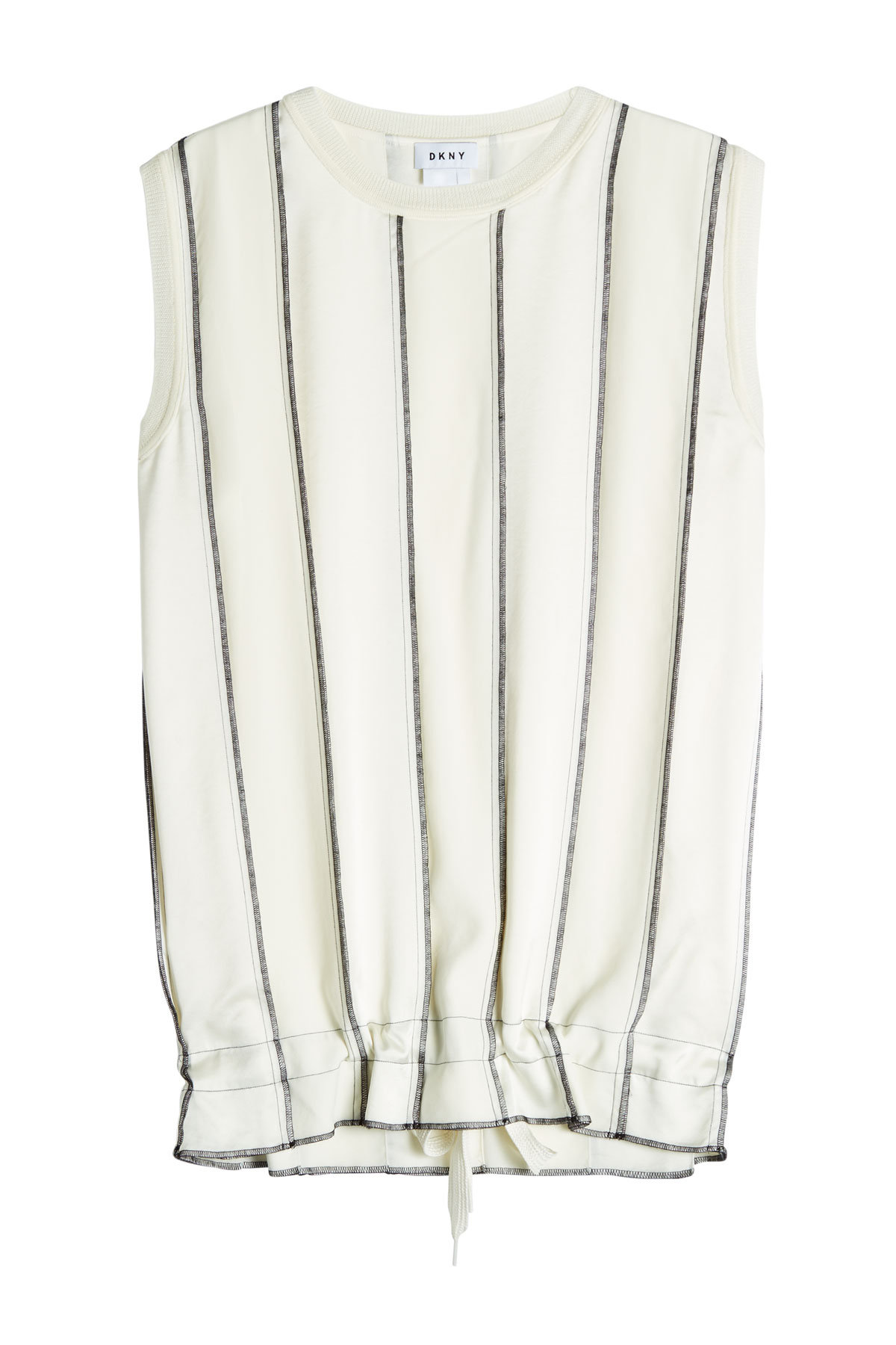DKNY - Sleeveless Top with Drawstring Hem