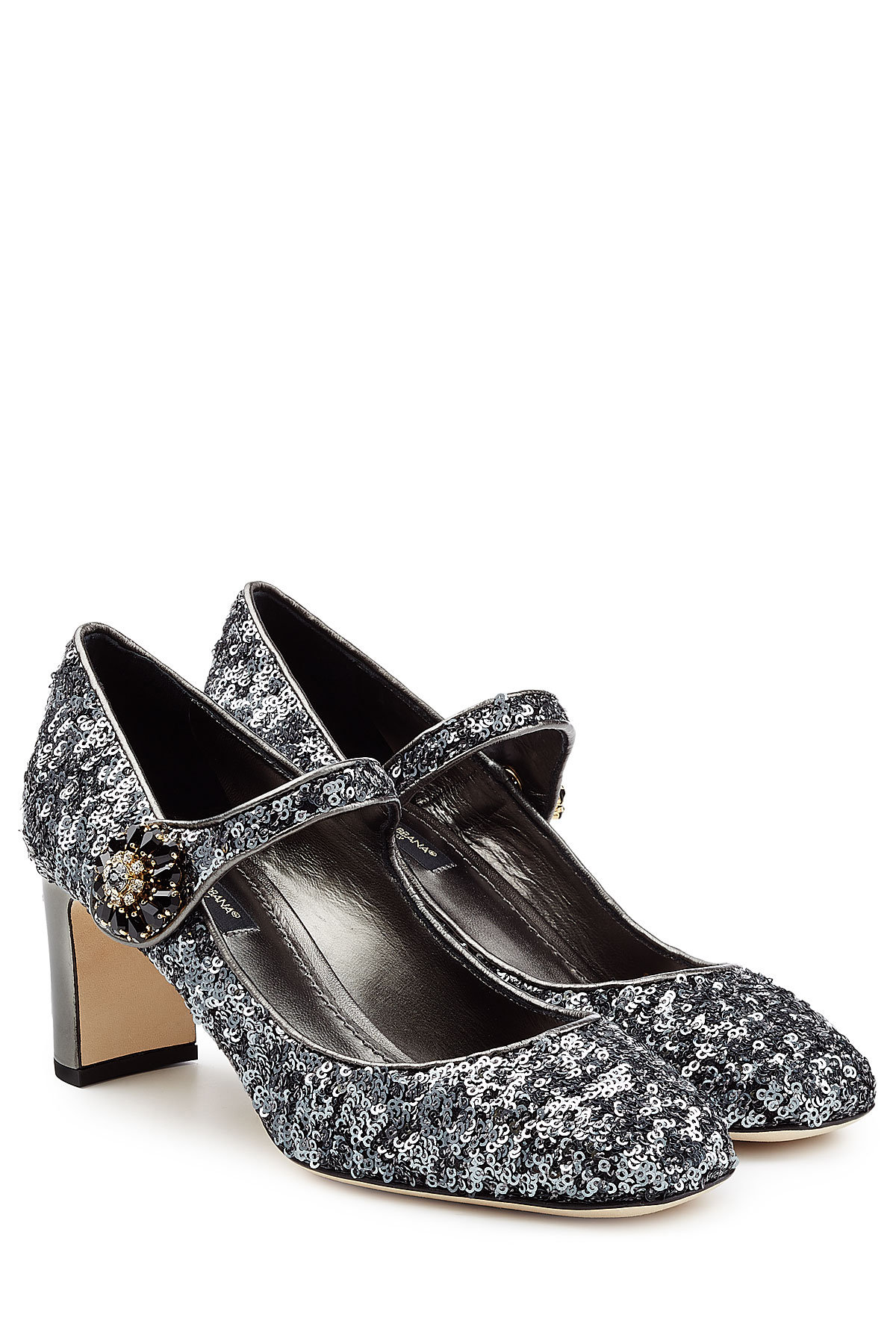 Sequin Mary-Jane Pumps by Dolce & Gabbana