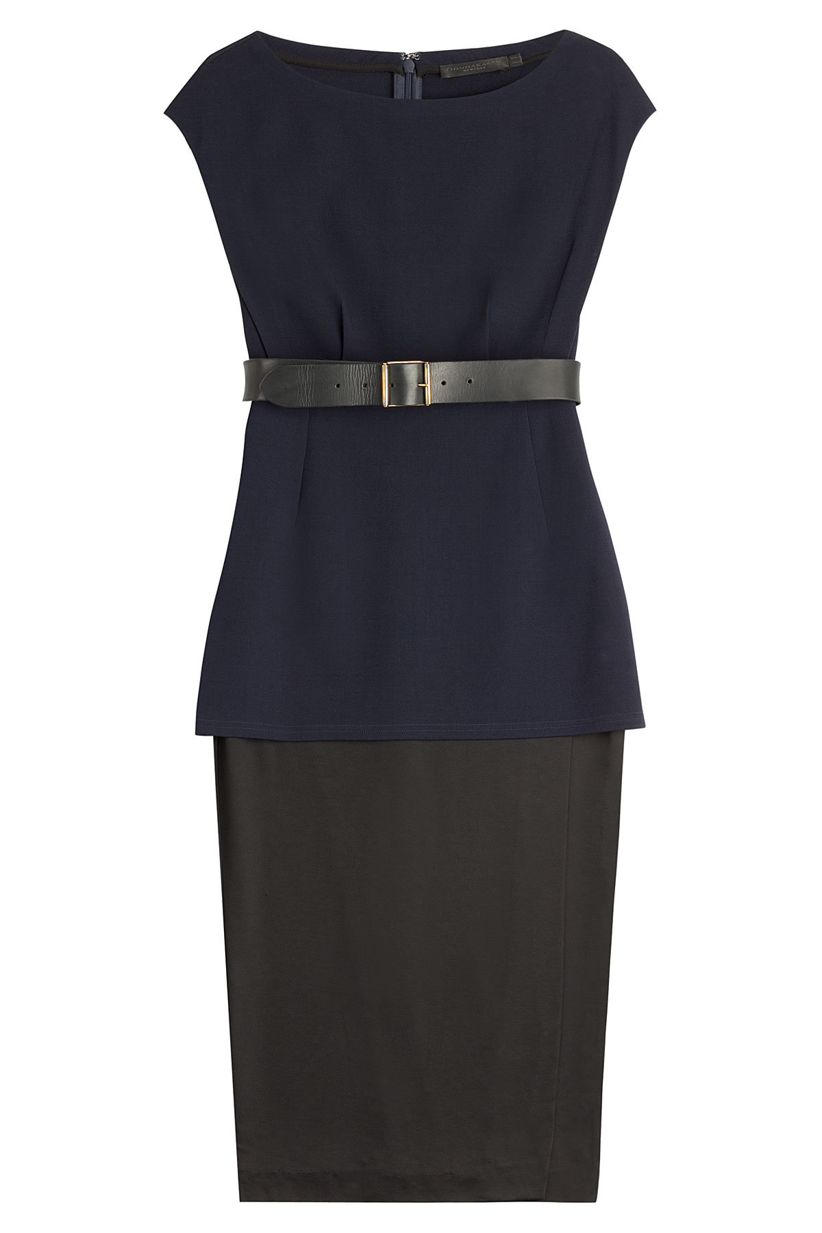 Donna Karan - Dress with Leather Belt