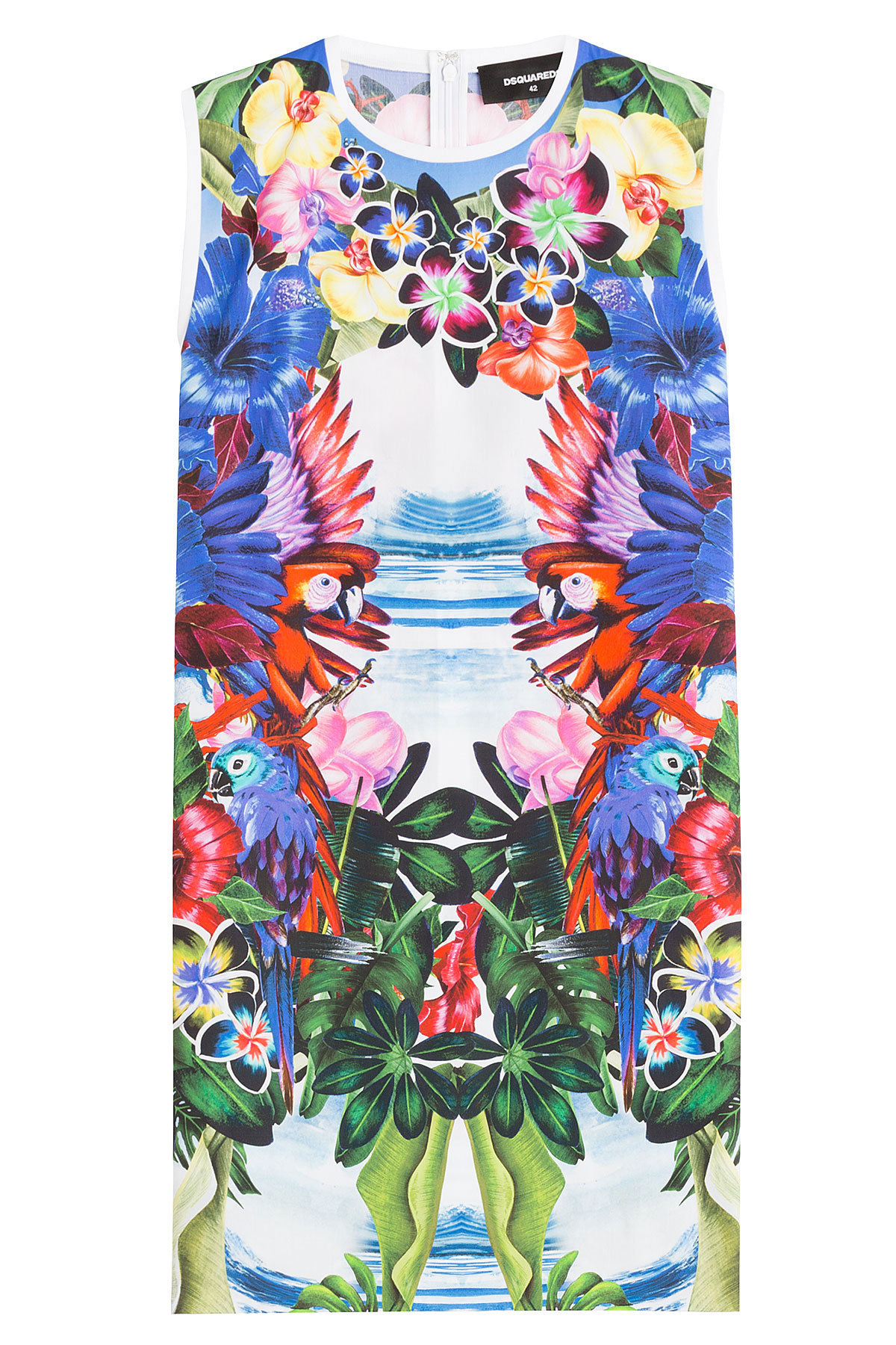 Dsquared2 - Mirrored Print Cotton Dress
