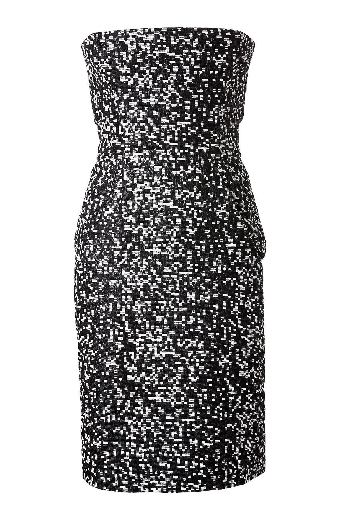 Woven Strapless Dress by Dsquared2