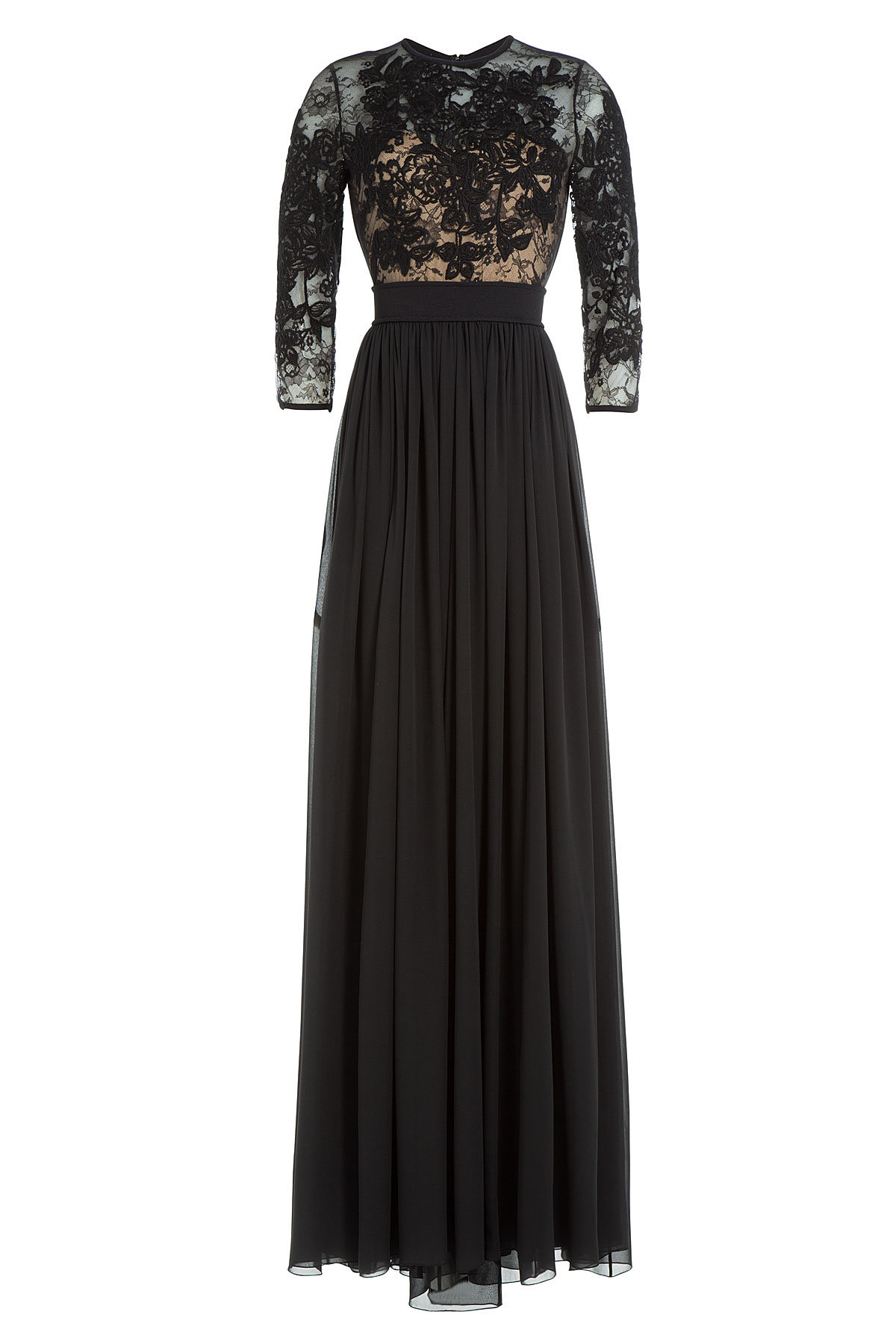 Elie Saab - Lace Top Evening Gown
