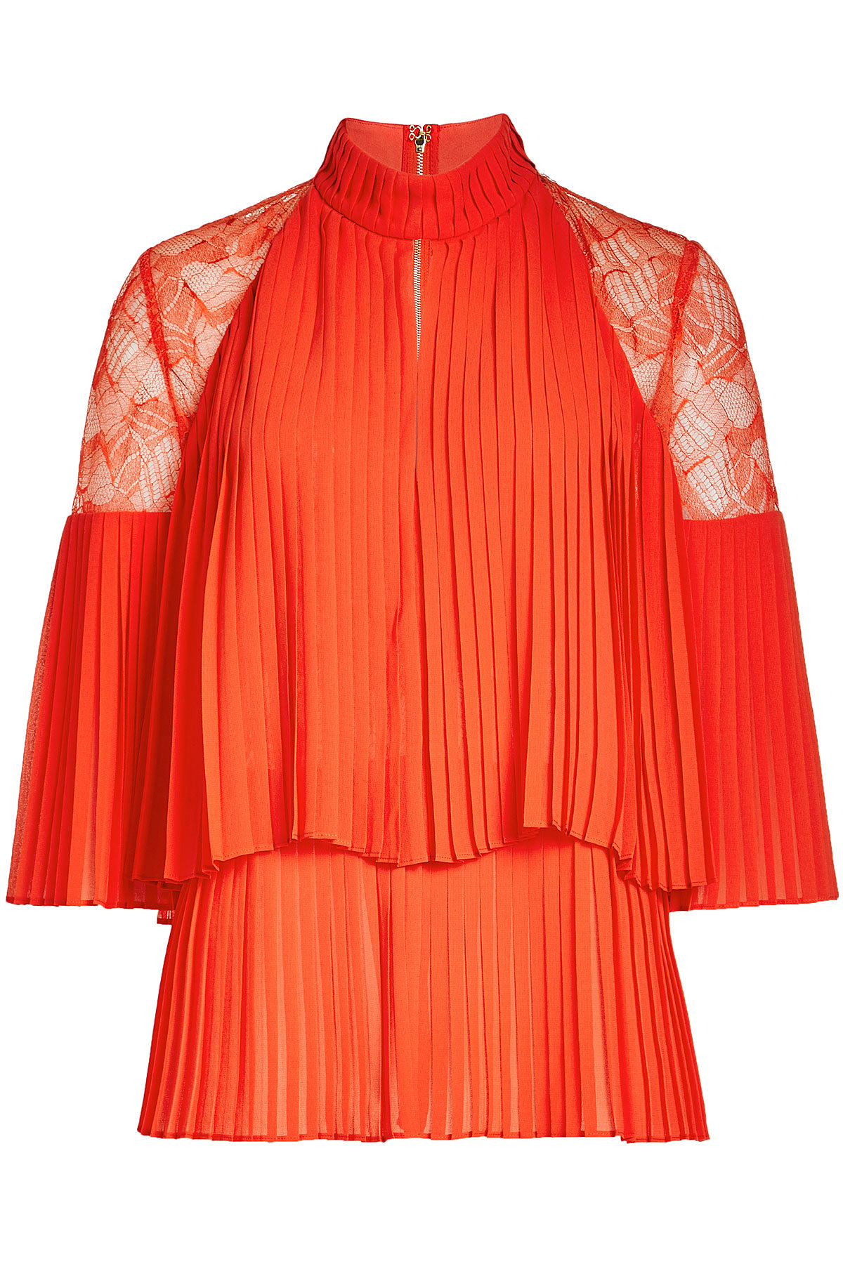Pleated Top with Lace by Elie Saab