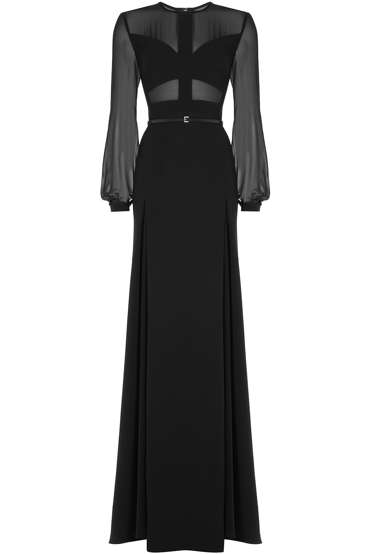 Elie Saab - Sheer Top Evening Gown