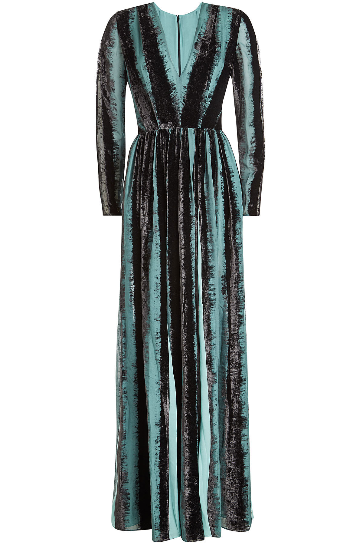 Elie Saab - Velvet Gown with Silk