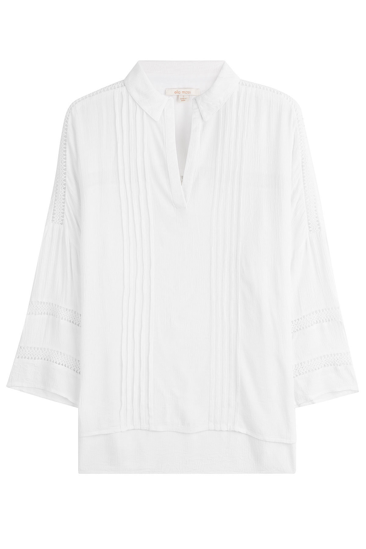 Ella Moss - Gauze Tunic with Lace Crochet