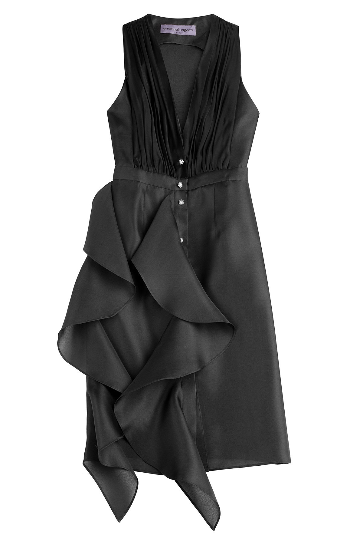 Emanuel Ungaro - Silk Dress with Ruffles