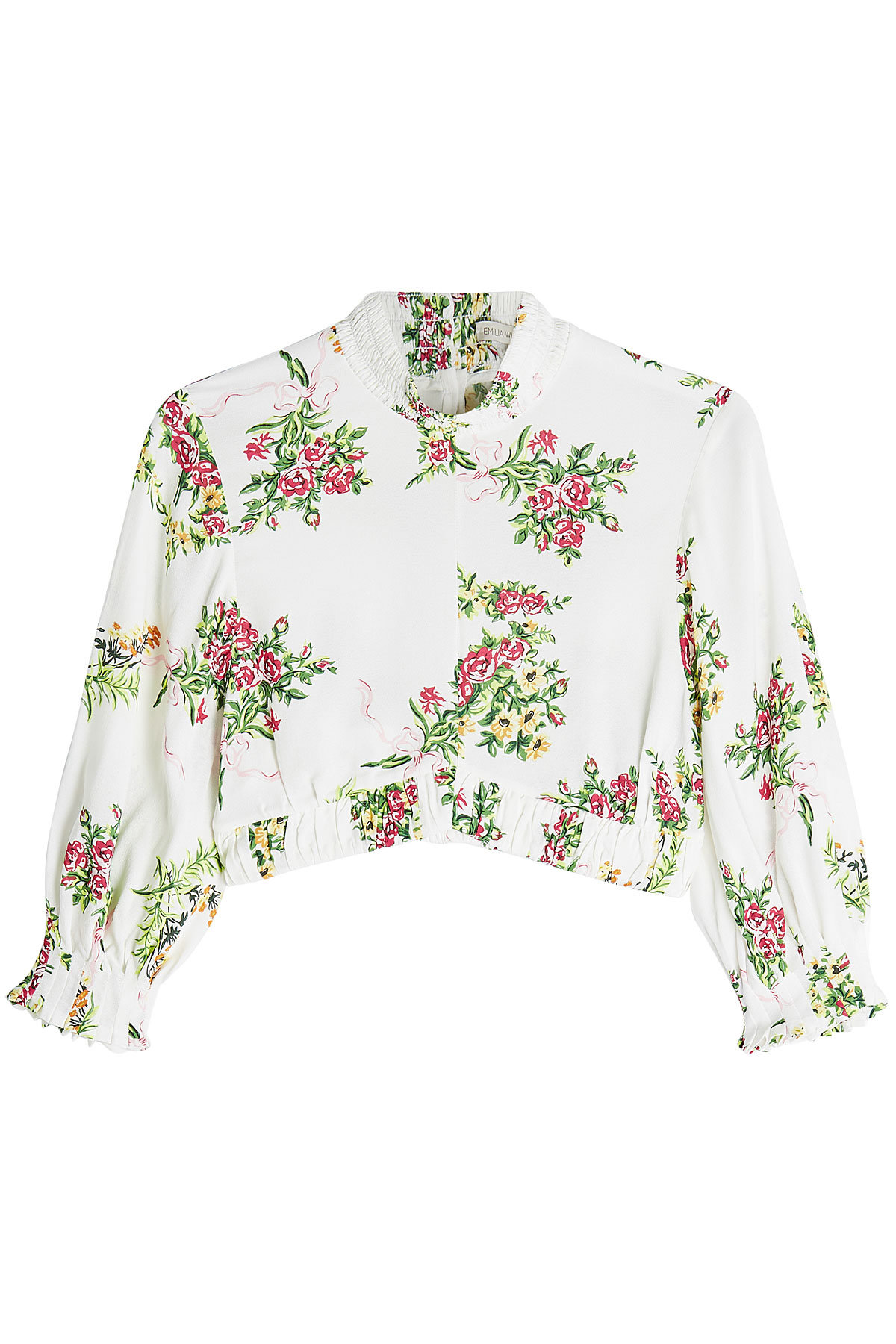 Cropped Top with Print by Emilia Wickstead