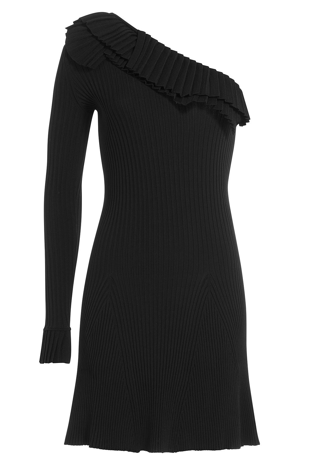 Emilio Pucci - Asymmetric Mini Dress with Pleats
