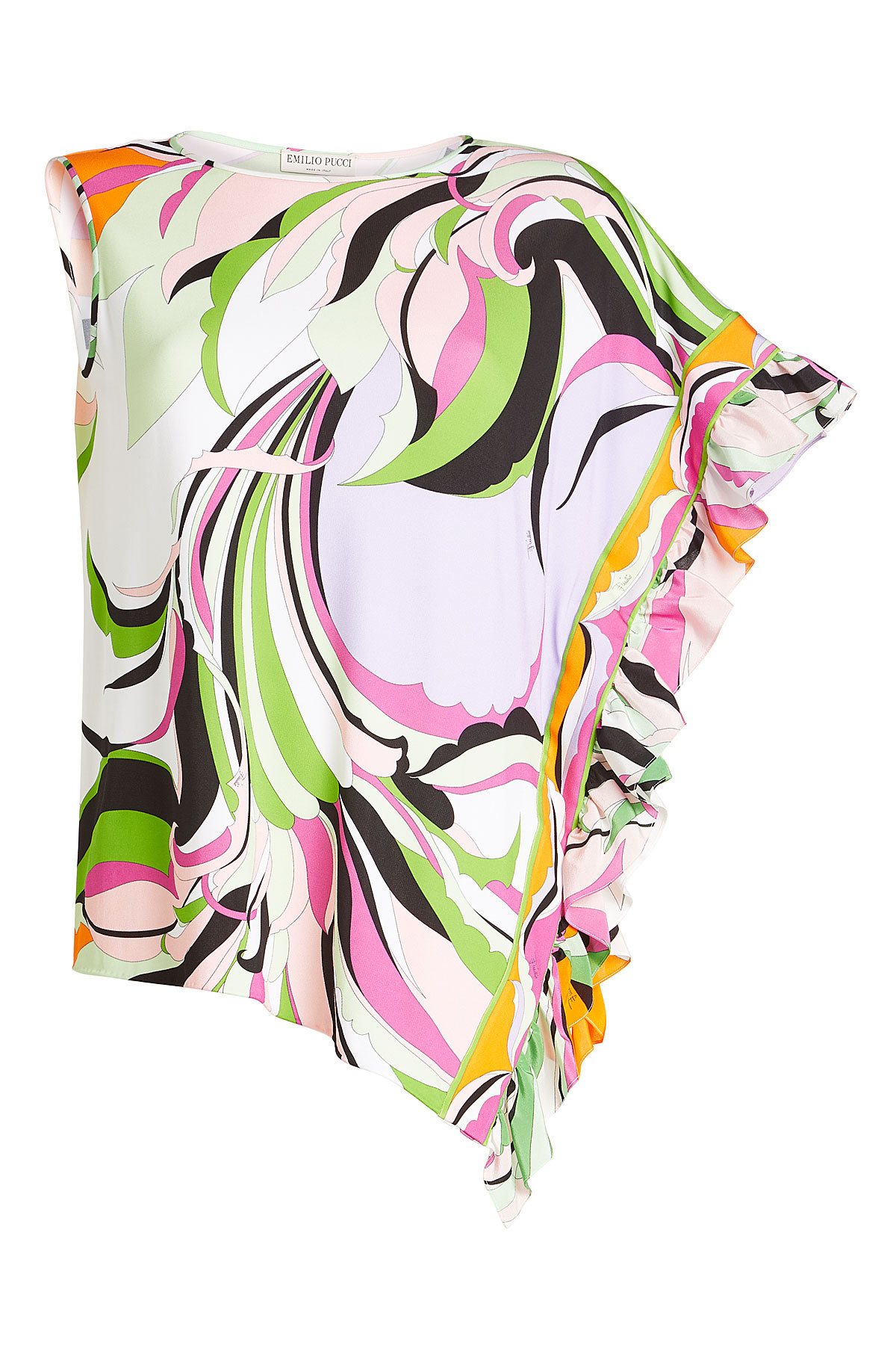 Emilio Pucci - Asymmetric Top with Ruffles