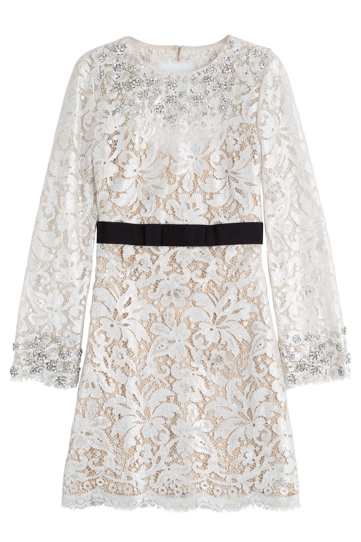 Emilio Pucci - Embellished Lace Dress