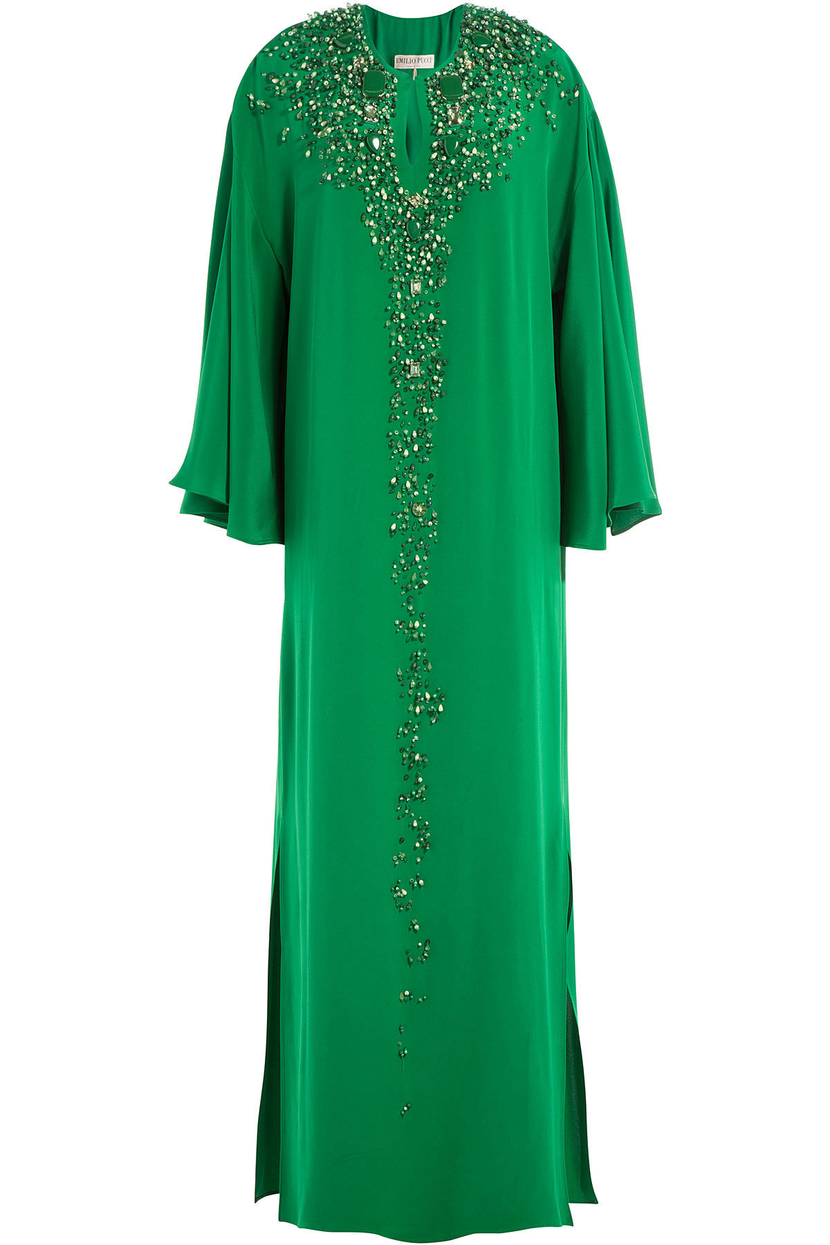 Emilio Pucci - Embellished Silk Maxi Dress
