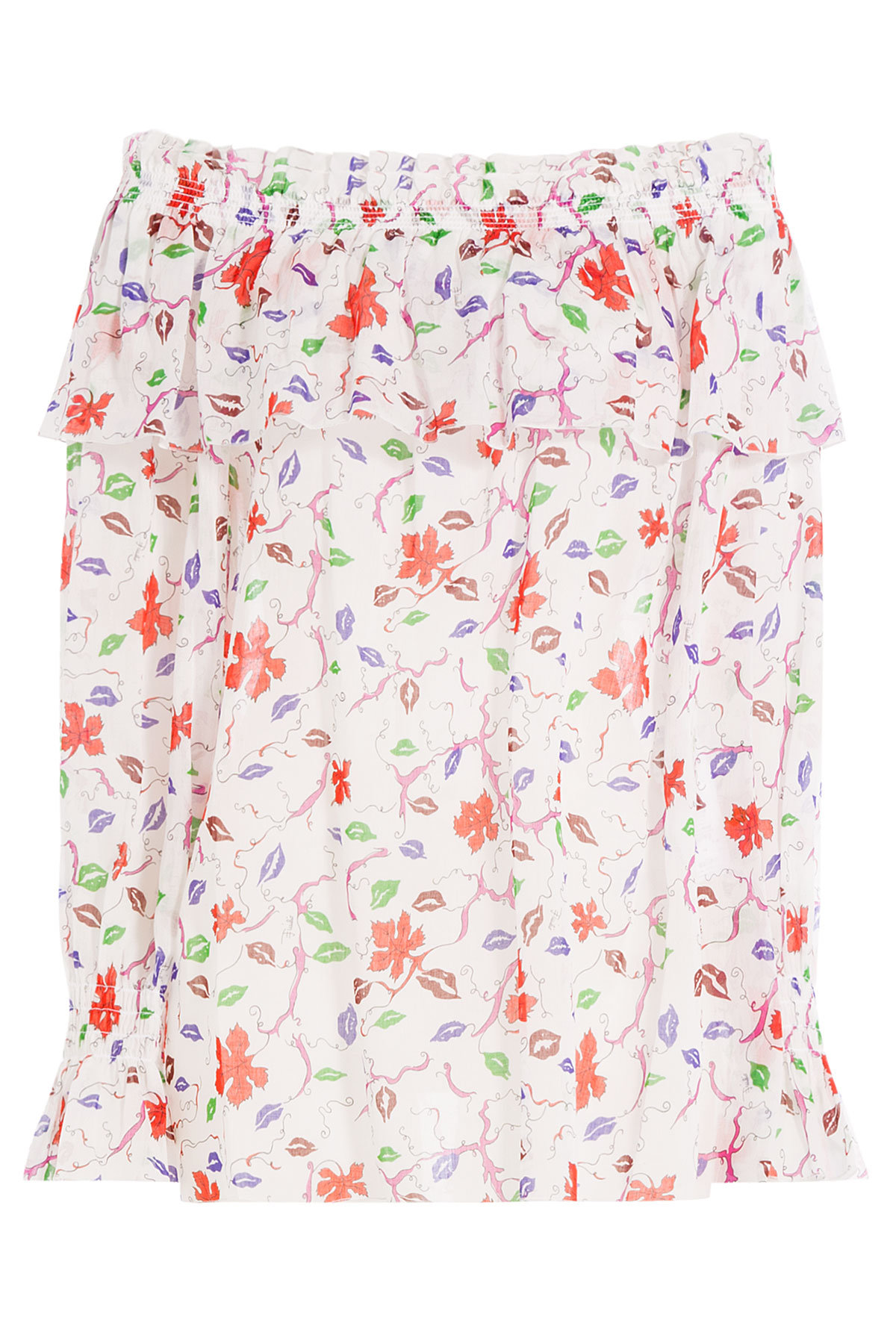 Emilio Pucci - Printed Cotton Carmen Top