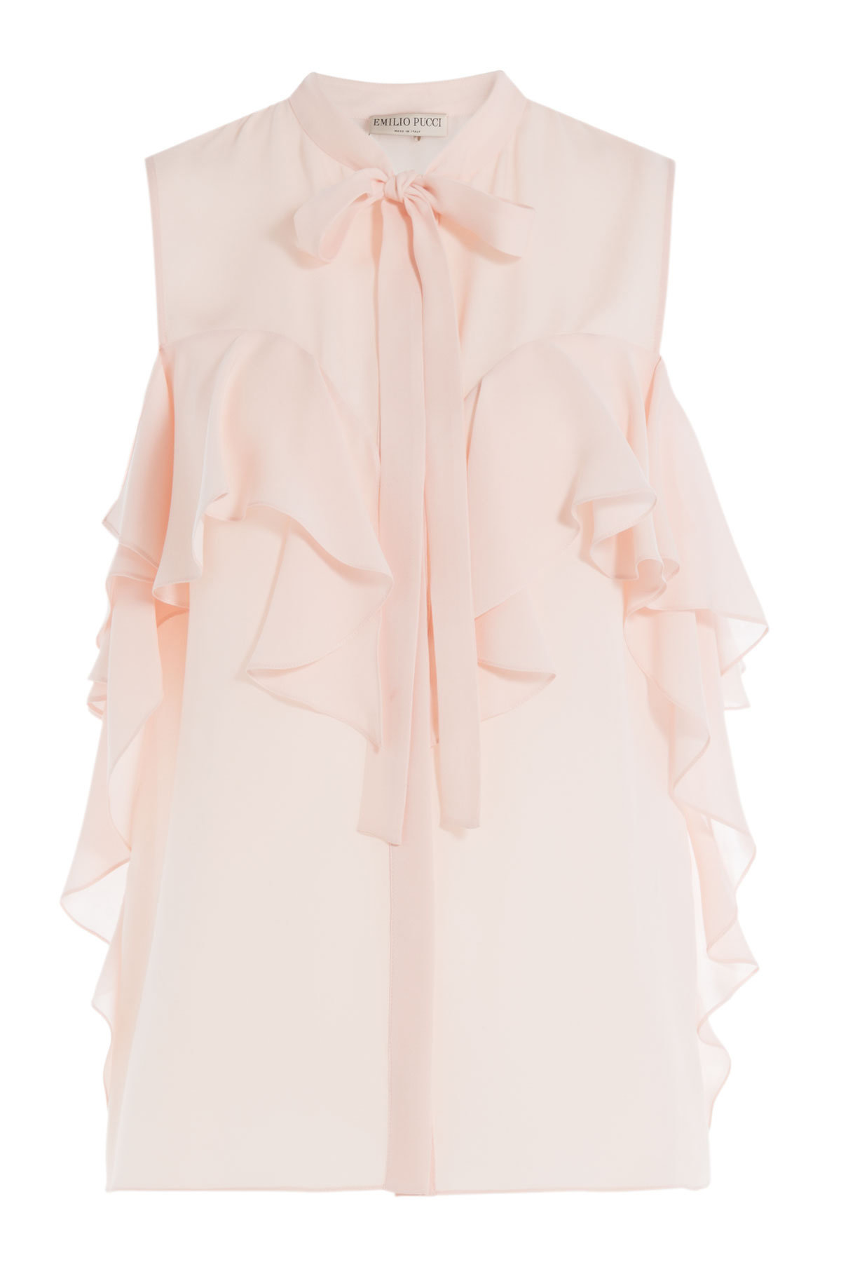 Emilio Pucci - Silk Chiffon Sleeveless Blouse