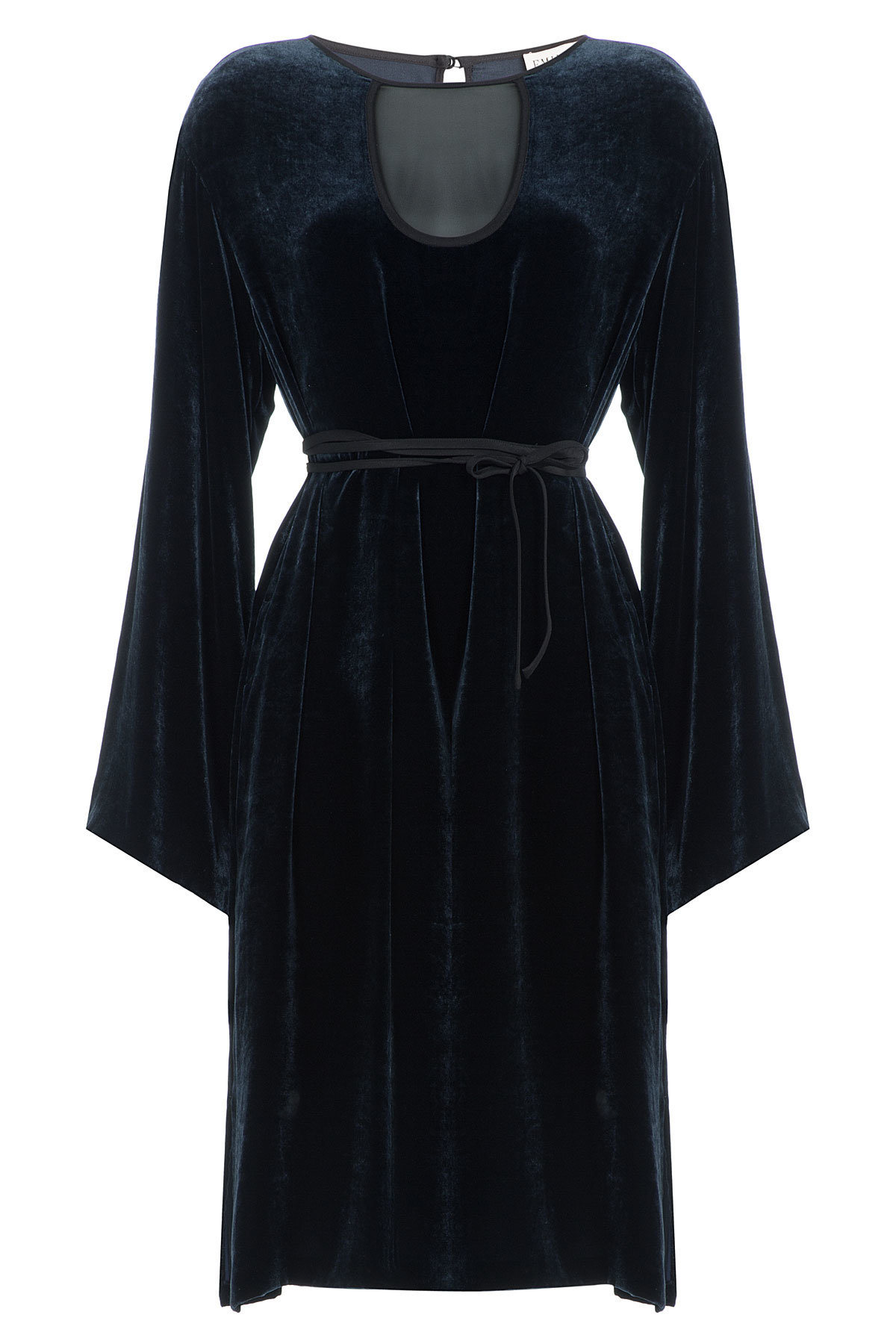 Emilio Pucci - Velvet Dress with Fluted Sleeves