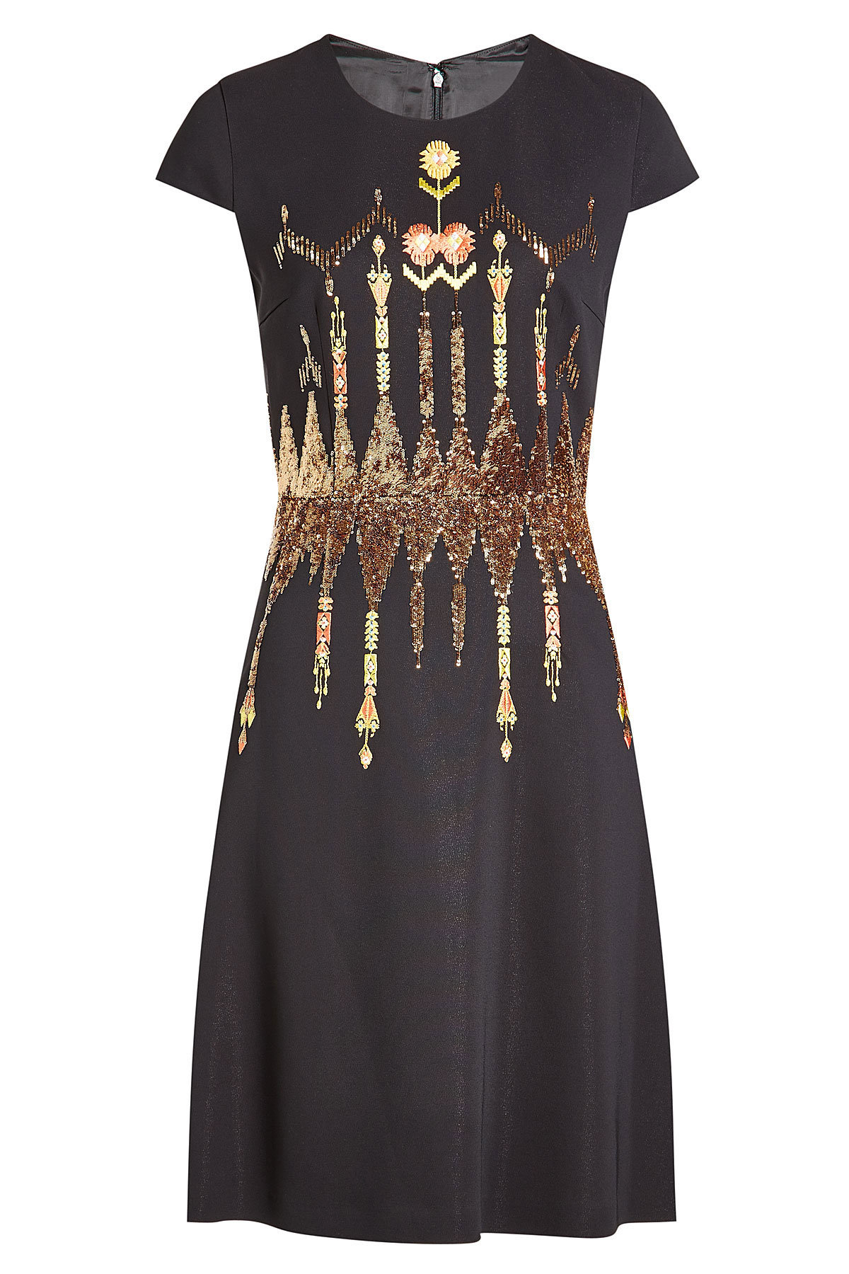 Etro - Dress with Sequins and Bead Embellishment