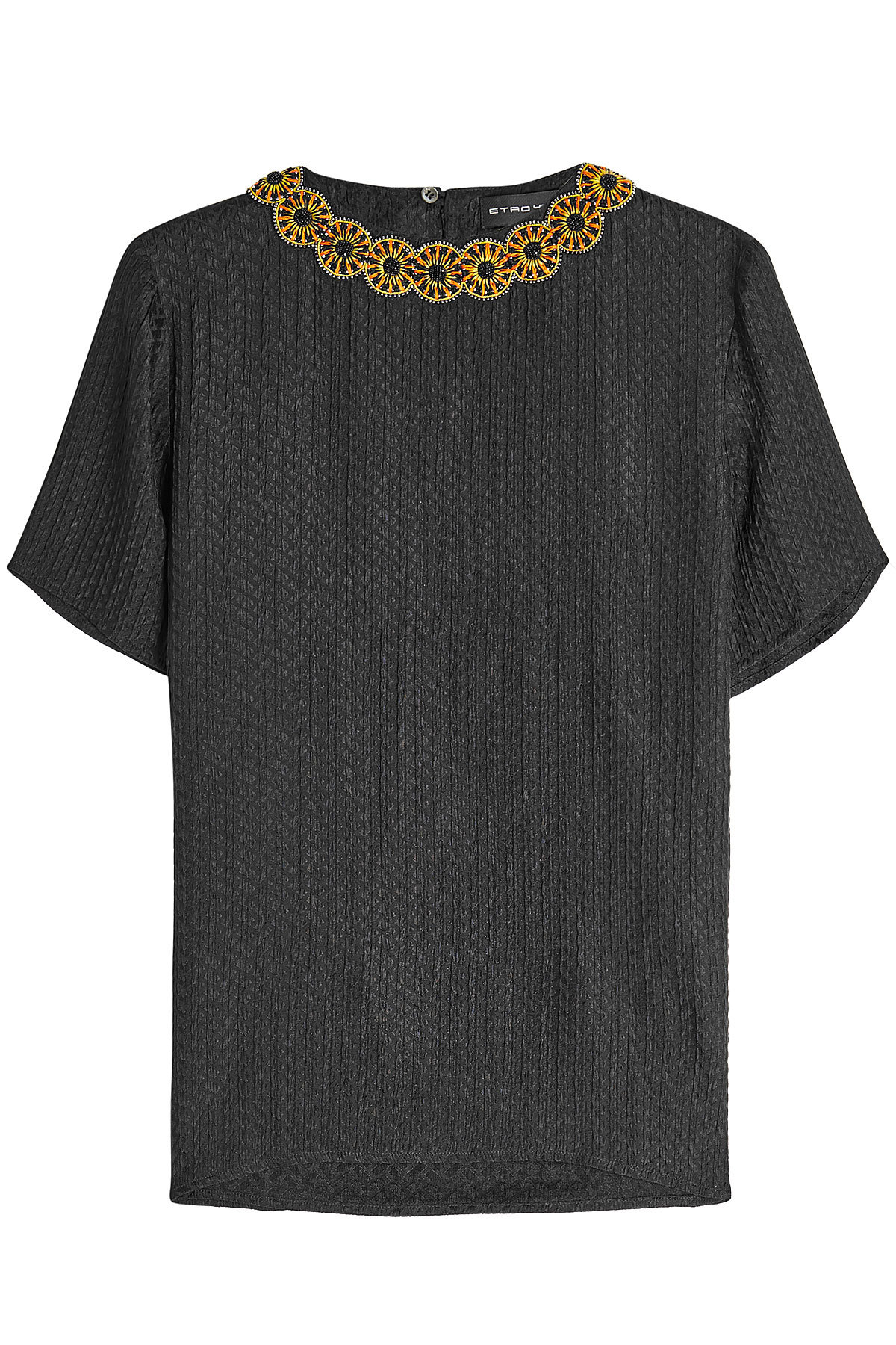 Etro - Embroidered and Embellished Top with Silk