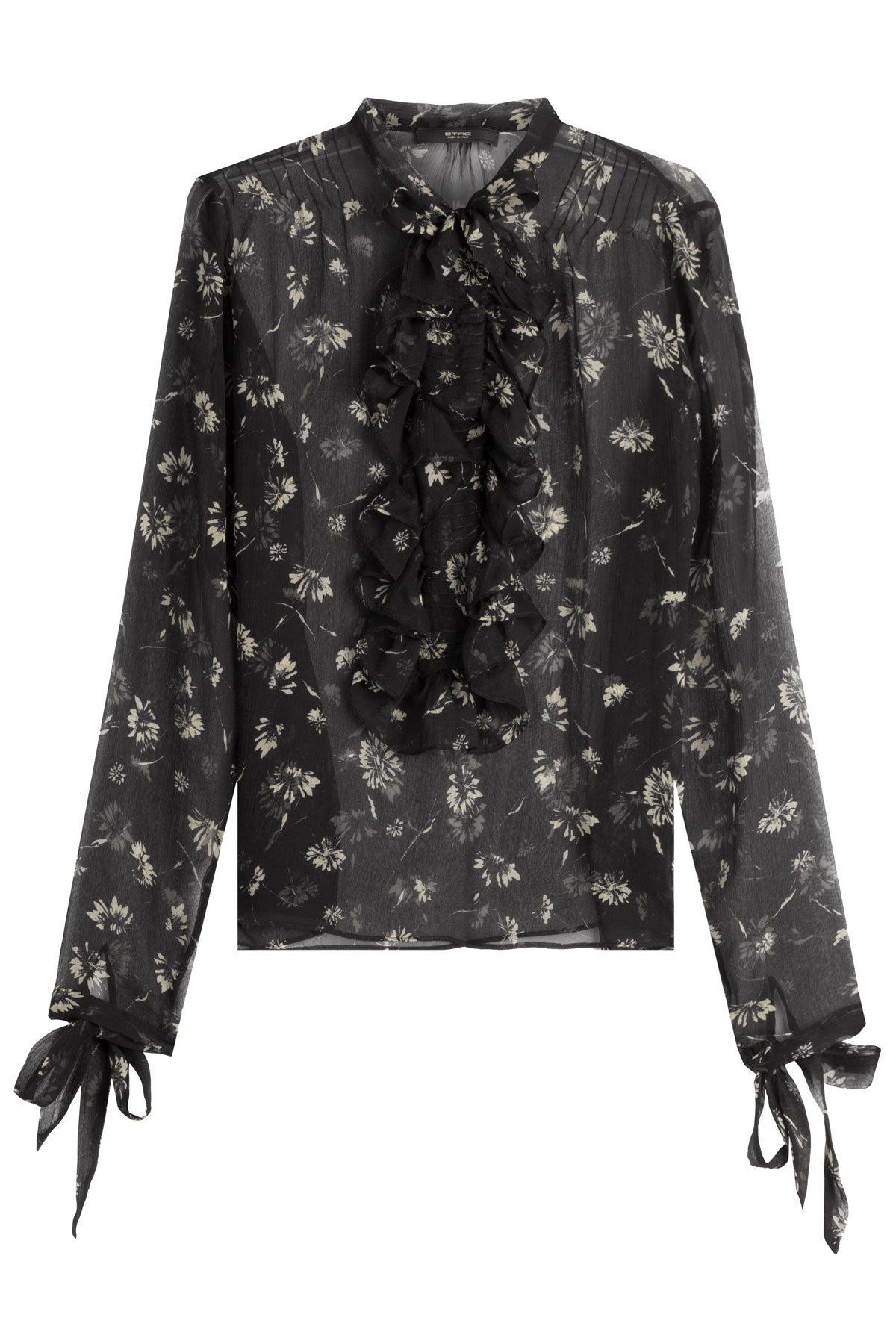 Etro - Floral Print Silk Blouse