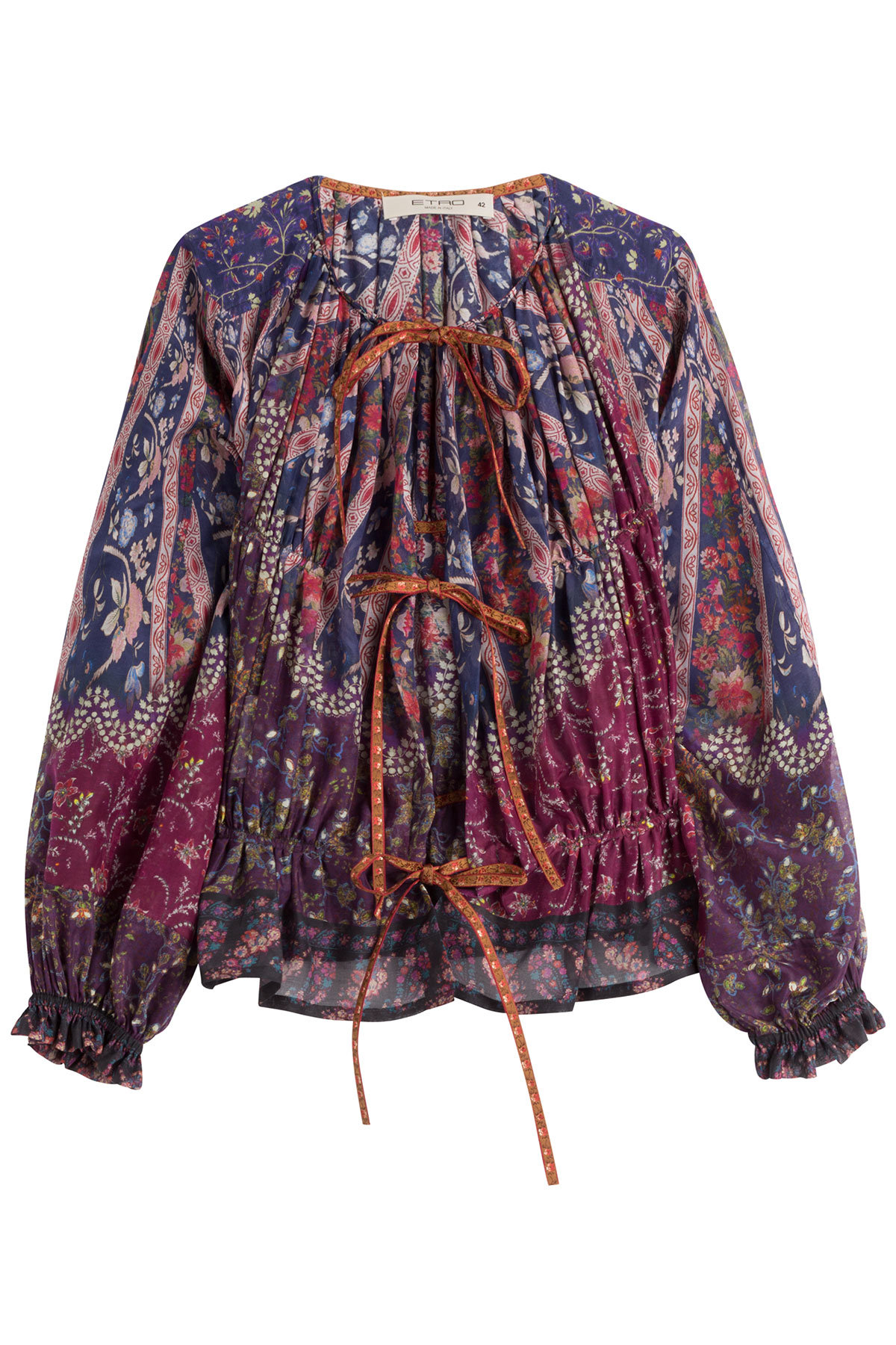 Etro - Josephine Printed Cotton-Silk Blouse