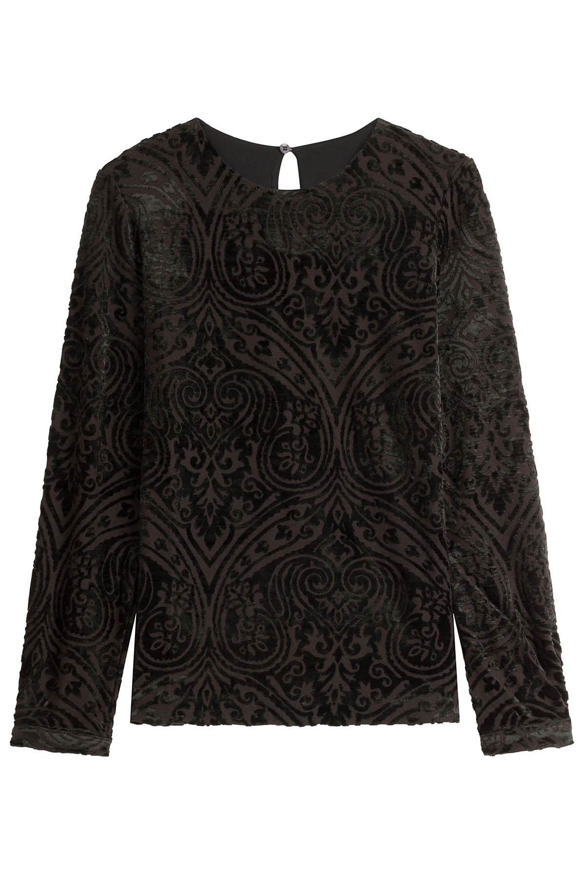 Etro - Patterned Velvet Top