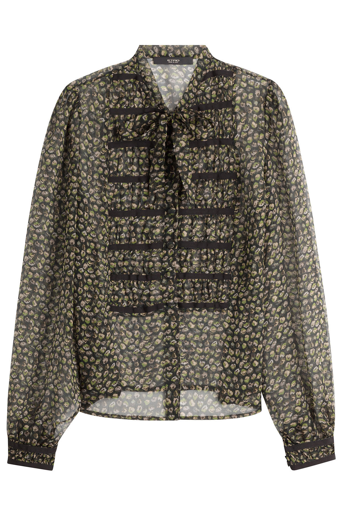 Etro - Printed Sheer Blouse
