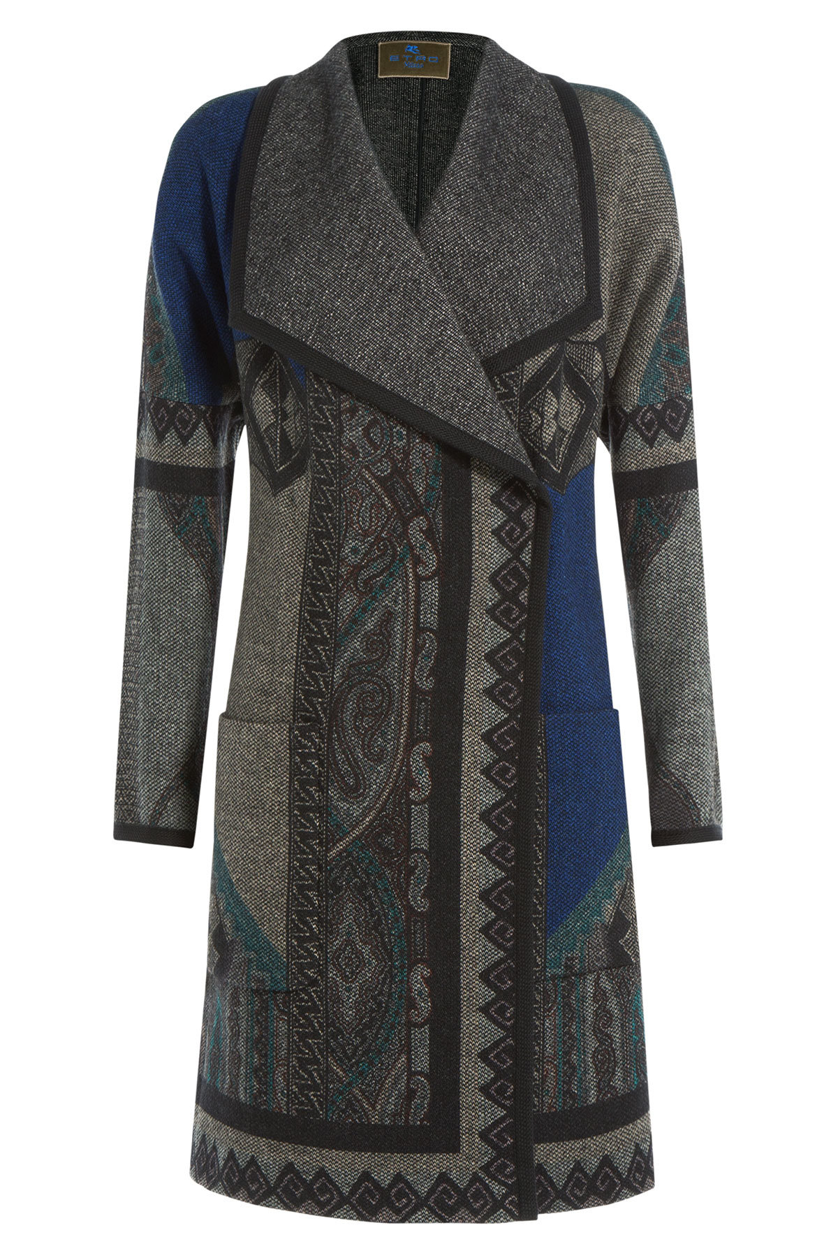 Etro - Printed Wool Blend Coat
