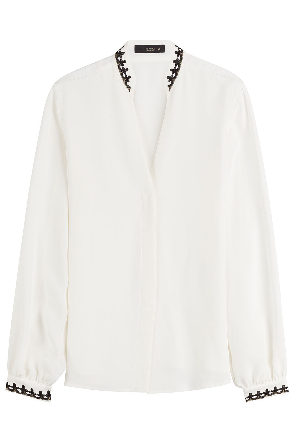Etro - Silk Blouse with Embroidery