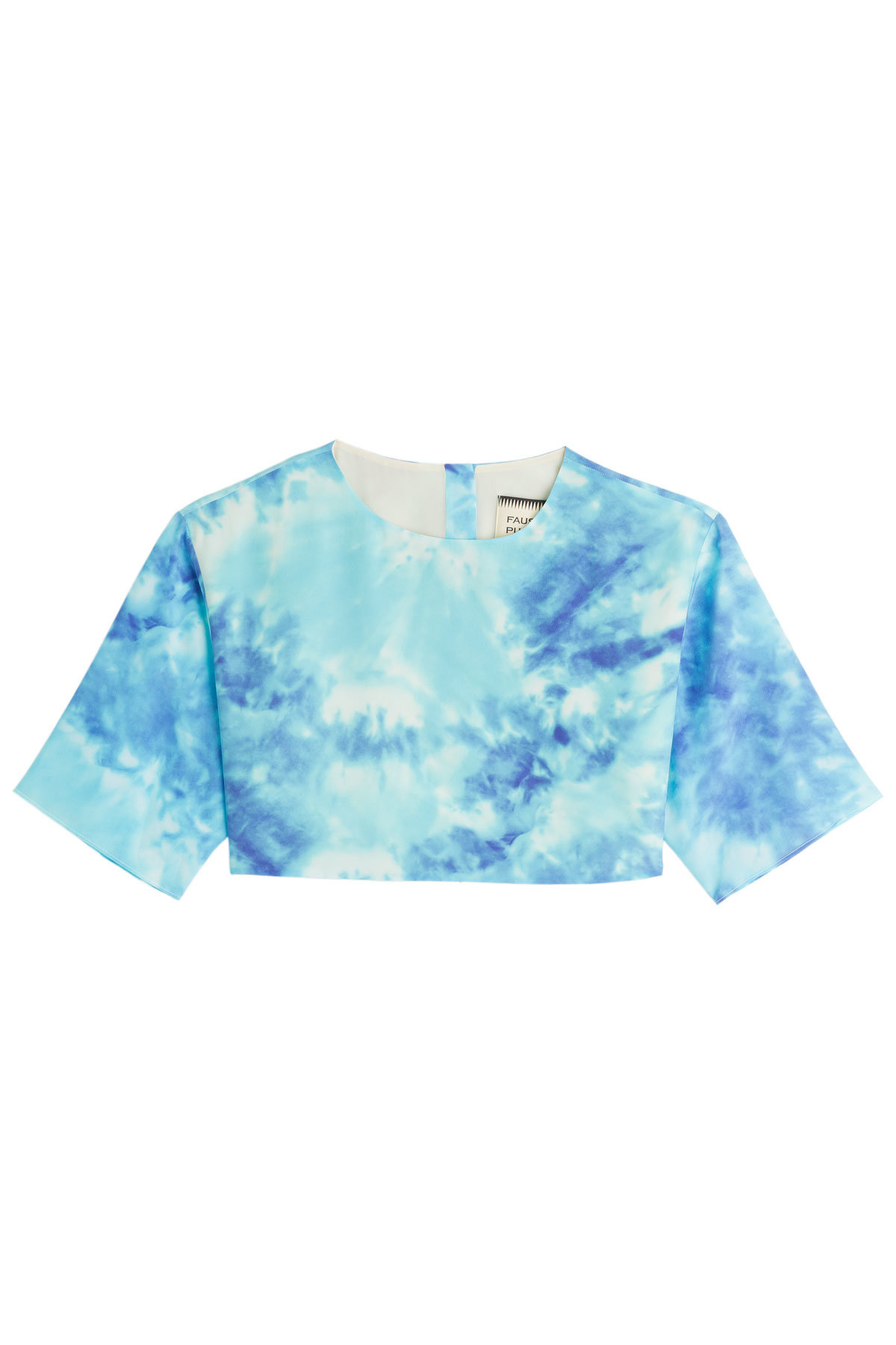 Fausto Puglisi - Tie-Dye Print Silk Top