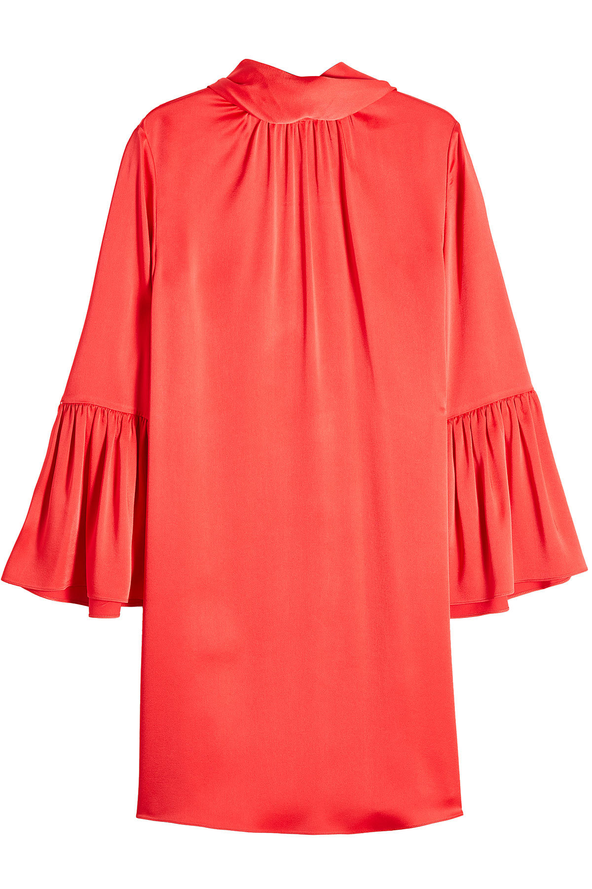 Fendi - Crepe Dress with Bell Sleeves