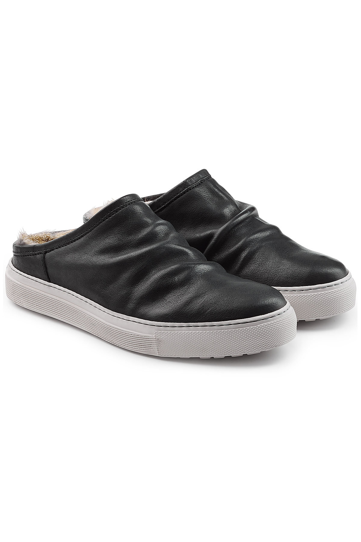 Fiorentini + Baker - Bop Slip-On Leather Sneakers with Fur Insole