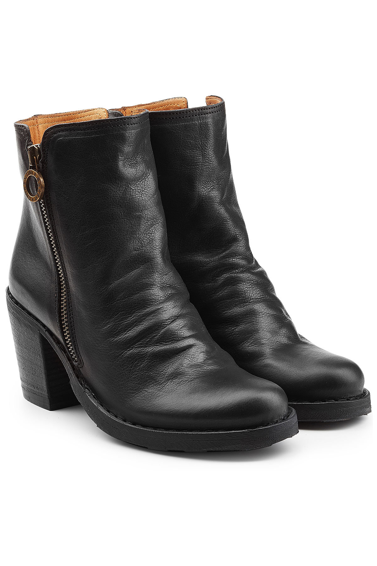 Fiorentini + Baker - Leather Ankle Boots with Zip