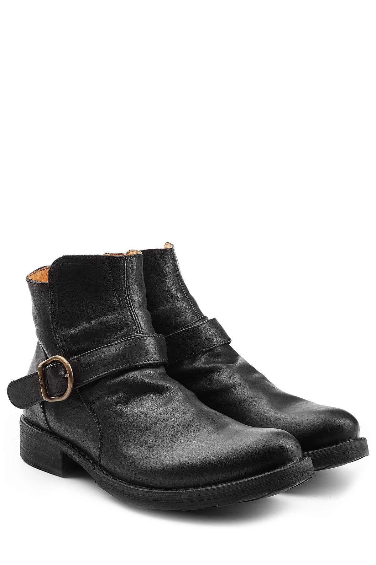Fiorentini + Baker - Leather Buckle Back Ankle Boots