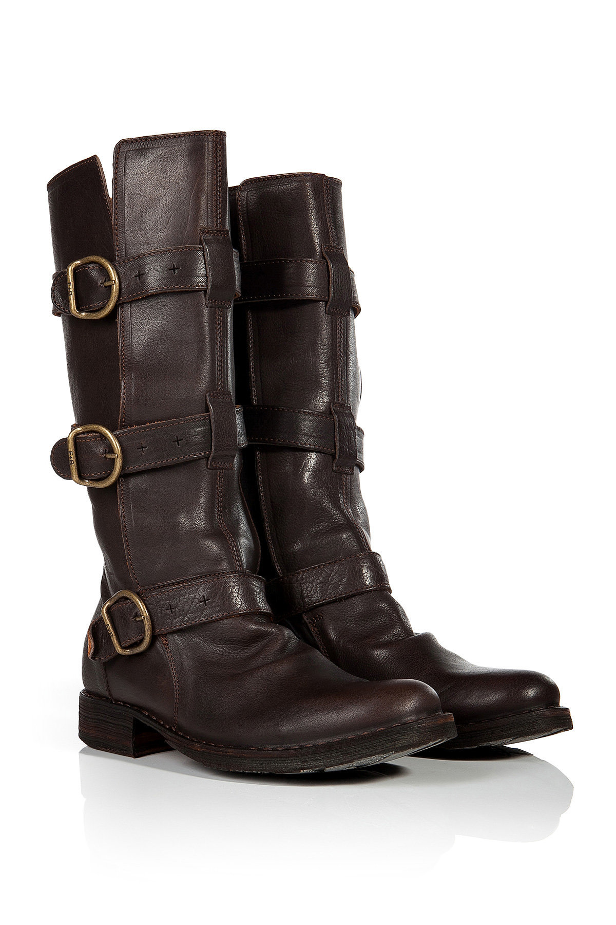 Fiorentini + Baker - Leather Buckled Boots