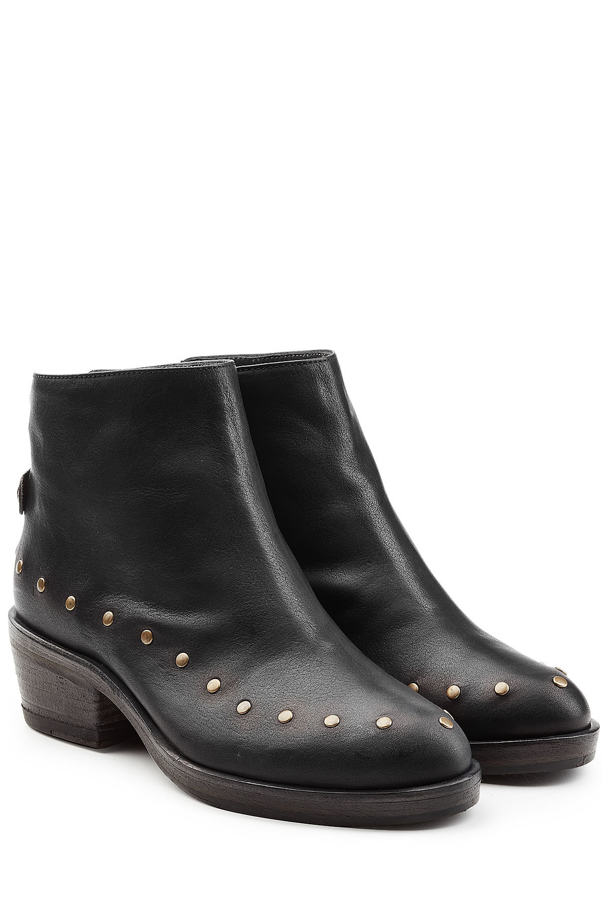 Fiorentini + Baker - Studded Leather Ankle Boots