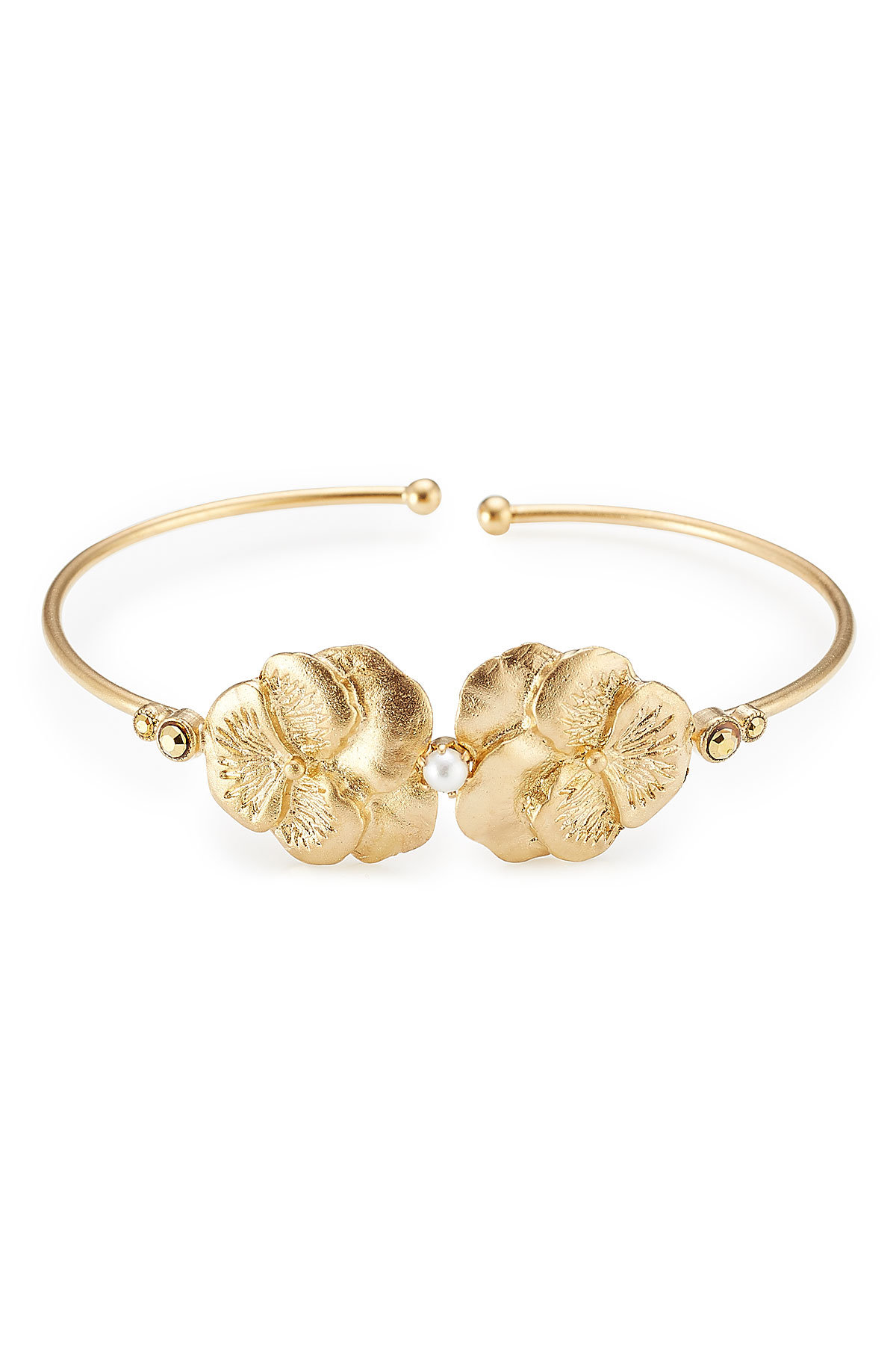 Pensée 24kt Gold-Plated Bracelet by Gas Bijoux
