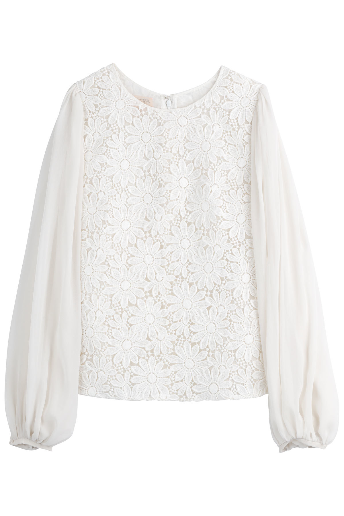 Floral Lace Blouse by Giambattista Valli