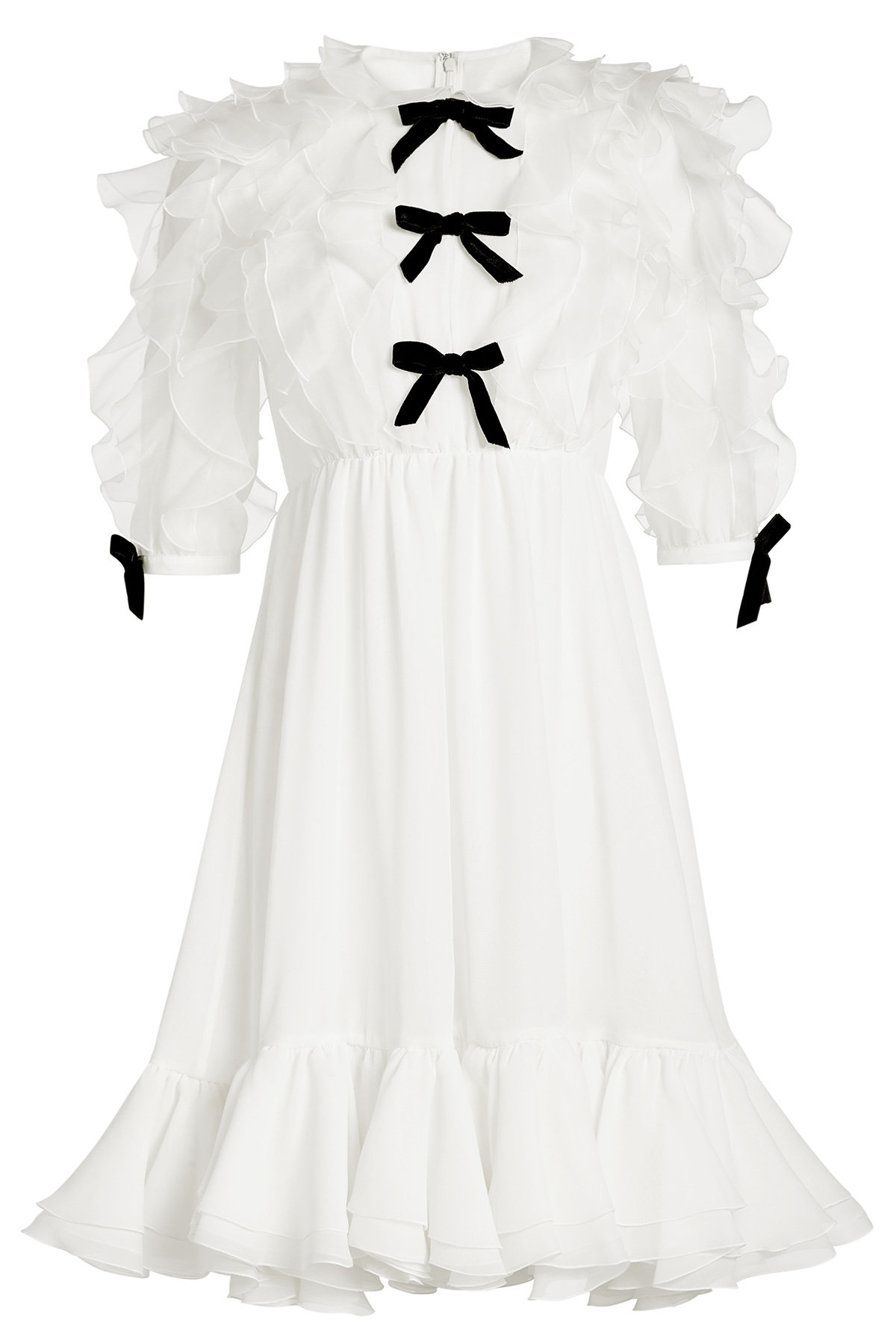 Giambattista Valli - Silk Georgette Dress with Bows