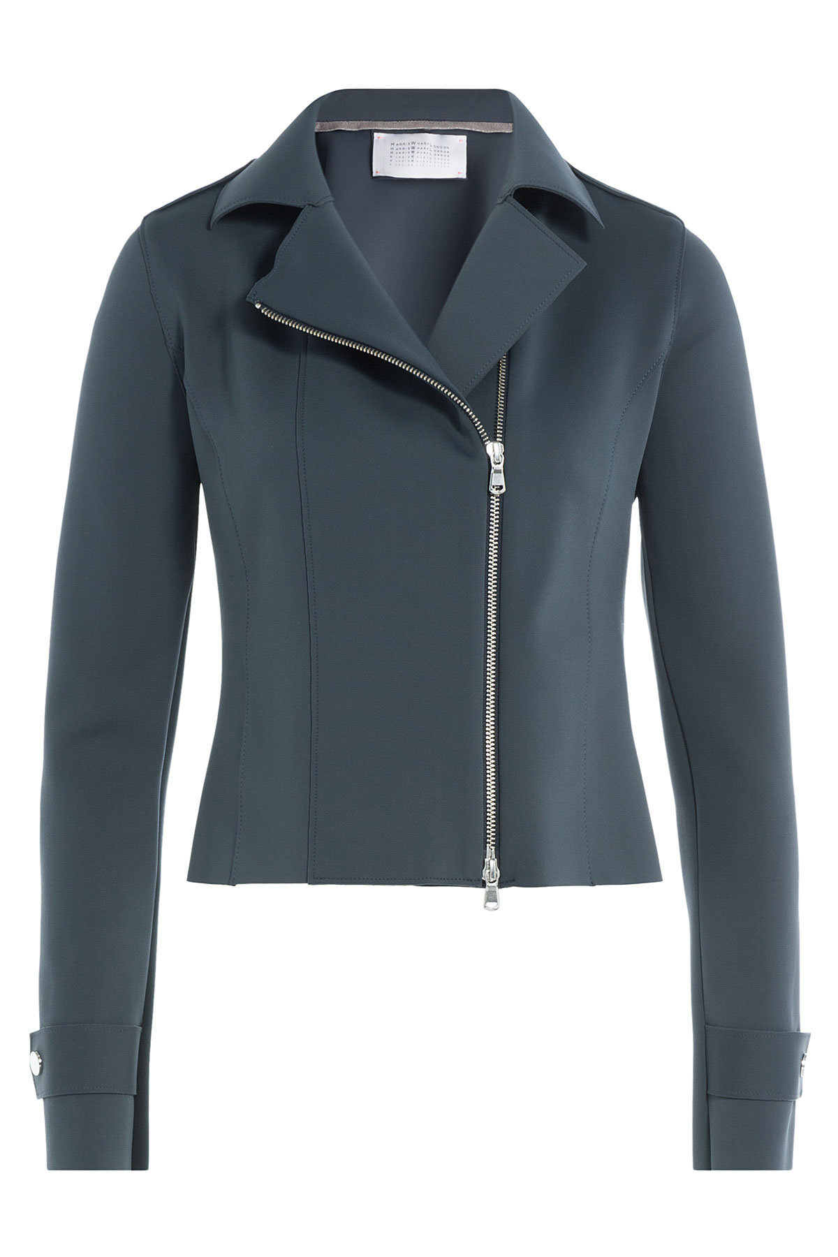 Fabric Biker Jacket by Harris Wharf London