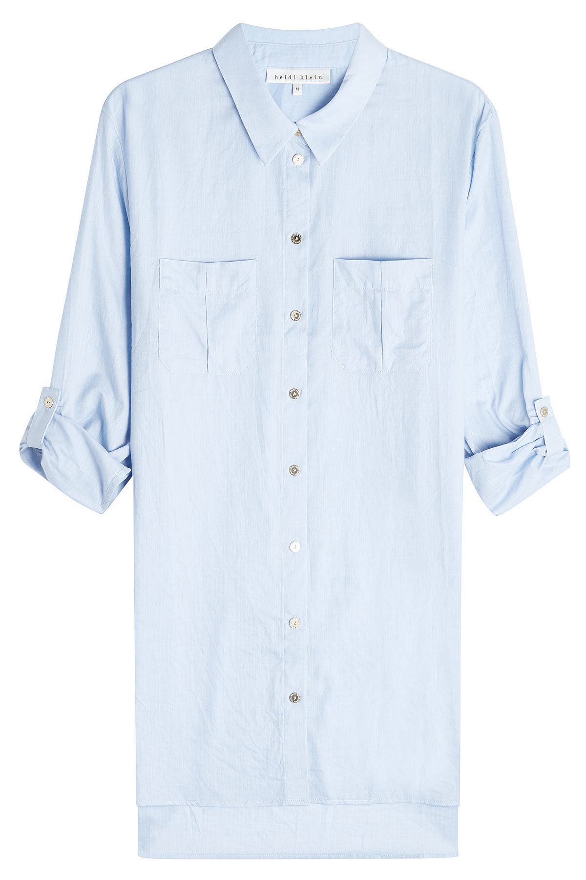 Heidi Klein - Dipped Hem Cotton Shirt